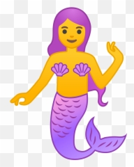 Mermaid Icon Noto Emoji People Stories Iconset Google - Emoji Mermaid Png,Mermaid Png