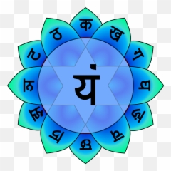 Blue Anahata Heart Chakra Symbol - Anahata Chakra Png Anahata Png,Chakra Png