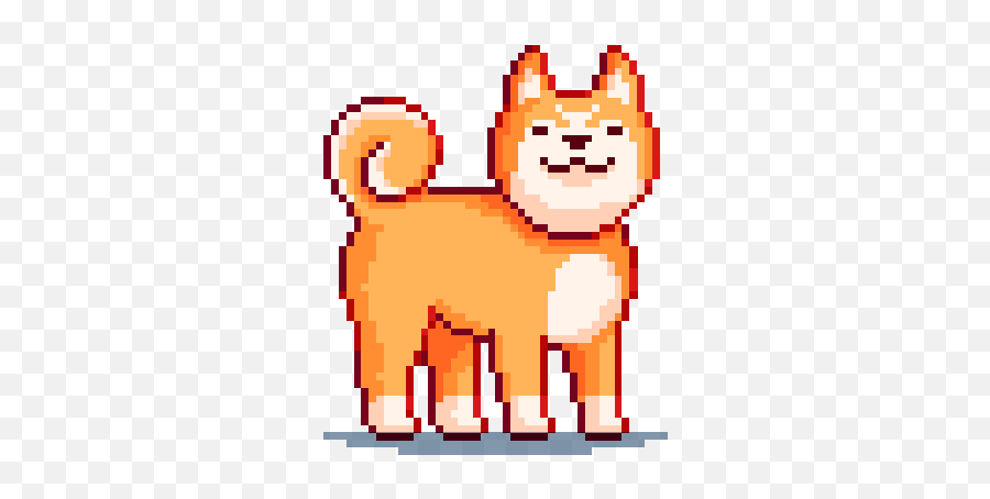 Doggo - Pixel Art Png,Doggo Png