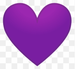 Purple Emoji Heart - Purple Heart Icon Png,Heart Emojis Png
