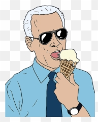 Bleed Area May Not Be Visible - Joe Biden Ice Cream Sticker Png,Joe Biden Png