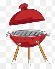 Red Bbq Grill Lid Open - Parrilla Png,Bbq Png