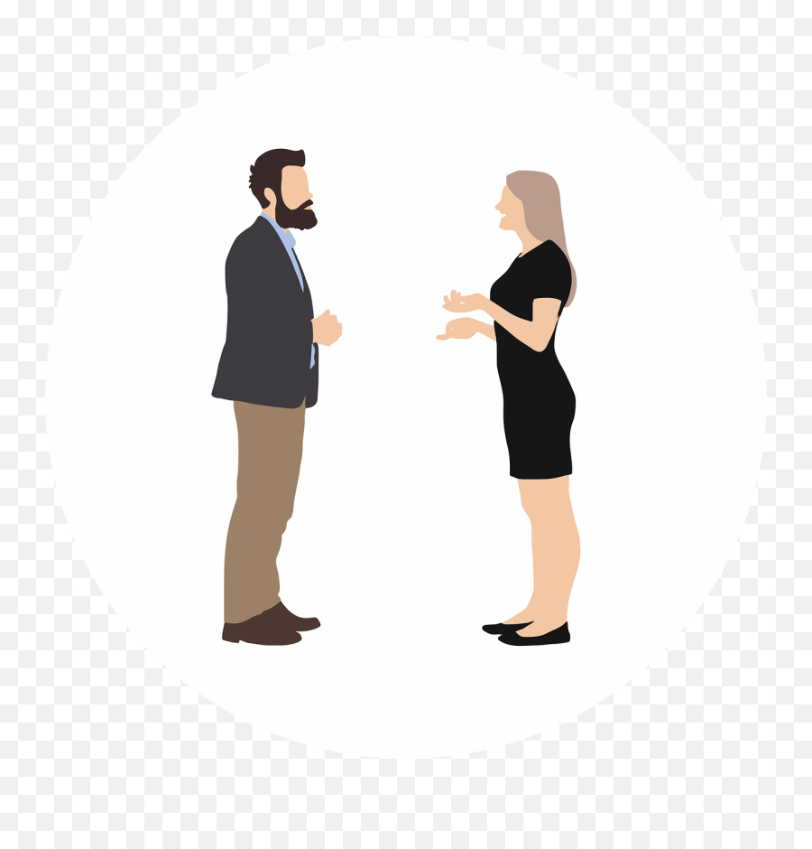 People Talking Gesturing - Avoid Close Contact With People Png,Conversation Png