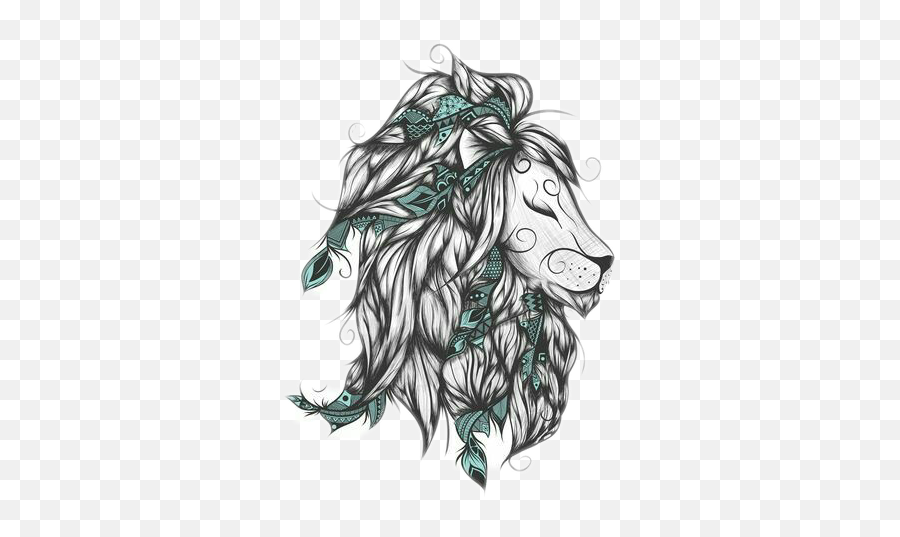 Download Hd Report Abuse - Poetic Lion Tattoo Transparent Lion Tattoo Png Hd,Lion Tattoo Png