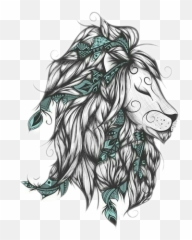 Download Hd Report Abuse - Poetic Lion Tattoo Transparent Png Hd
