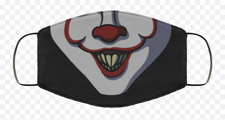 Clown Mouth It Pennywise Face Mask Halloween - Jason Voorhees Face Masks Png,Pennywise Png
