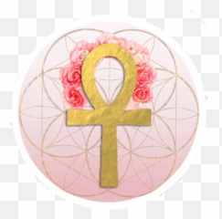 Magdalena Rising A Free Journey Into The Heart Of Rose - Circle Png,Ankh Transparent