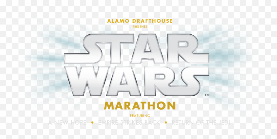 Star Wars Marathon Alamo Drafthouse Cinema - Star Wars Png,Original Star Wars Logo