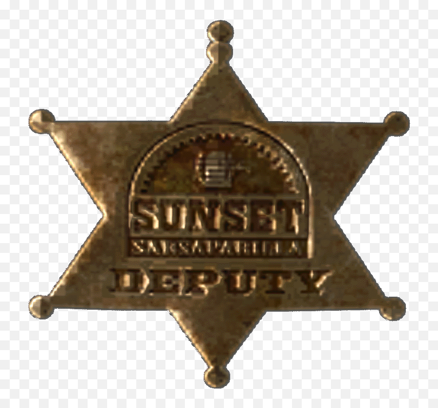 Sunset Sarsaparilla Deputy Badge - Sunset Sarsaparilla Png,Fallout New Vegas Logo Png