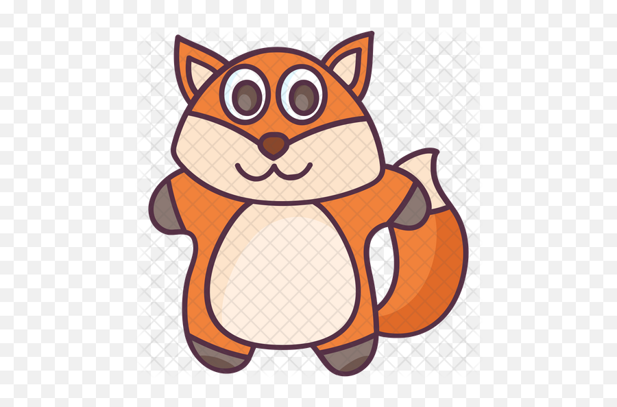 Chipmunk Icon Of Colored Outline Style - Soft Png,Chipmunk Png