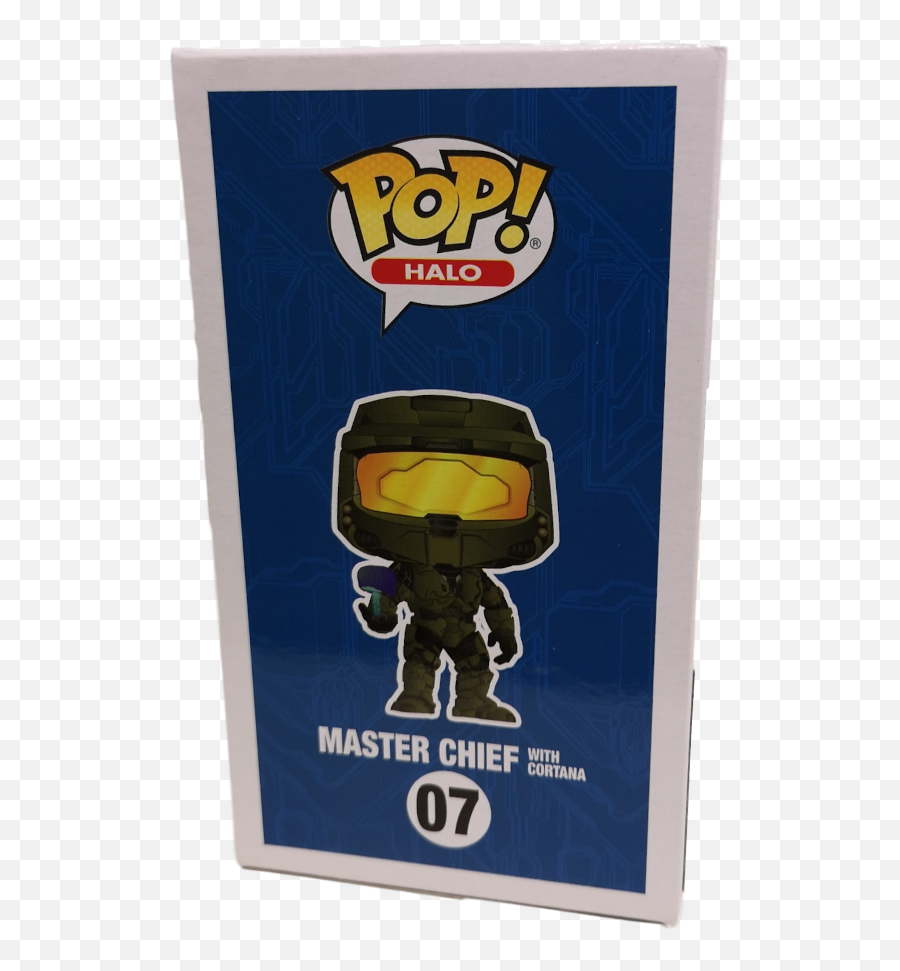 Pop Halo 07 Master Chief With Cortana Vinyl Figure - Pop Vinyl Png,Master Chief Helmet Transparent