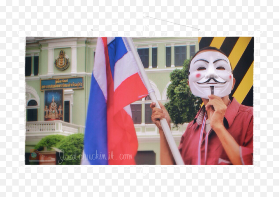 Weekly Photo Anonymous Thai Protester In A V For Vendetta Png