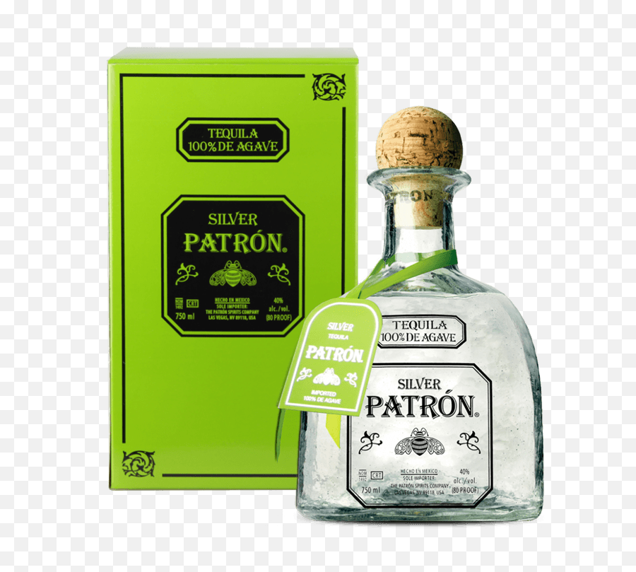 Download Patron Silver Tequila 700ml - Tequila Silver Patron Png,Patron Bottle Png