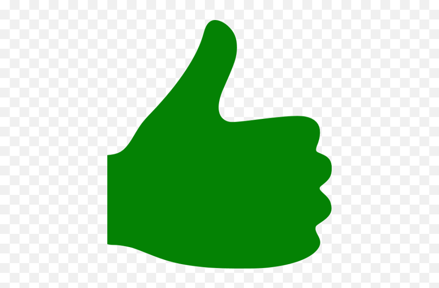 Green Thumbs Up Icon - Thumbs Up Icon Png,Thumb Up Png