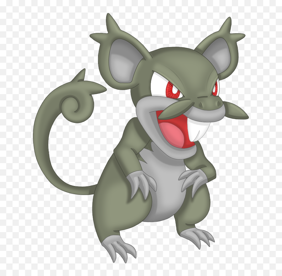 Pokemon Shiny Rattata Png - Alolan Rattata,Rattata Png