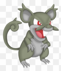 Pokemon Shiny Rattata Png - Alolan Rattata,Rattata Png