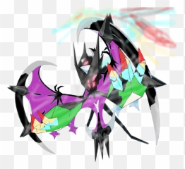 Dark Rainbow Moon Necrozma - Supernatural Creature Png,Groudon Transparent