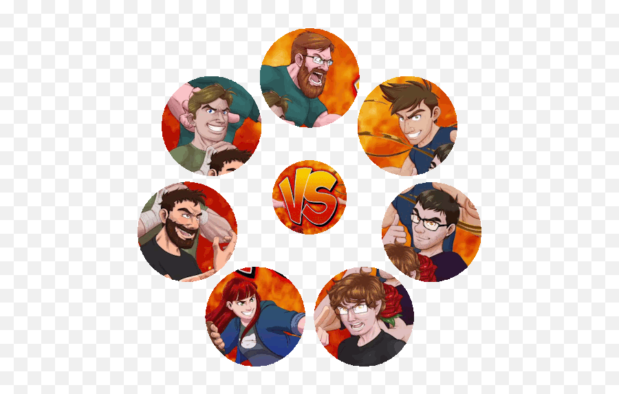 Top Achievement Stickers For Android U0026 Ios Gfycat - Achievement Hunter Versus Characters Png,Achievement Hunter Logo