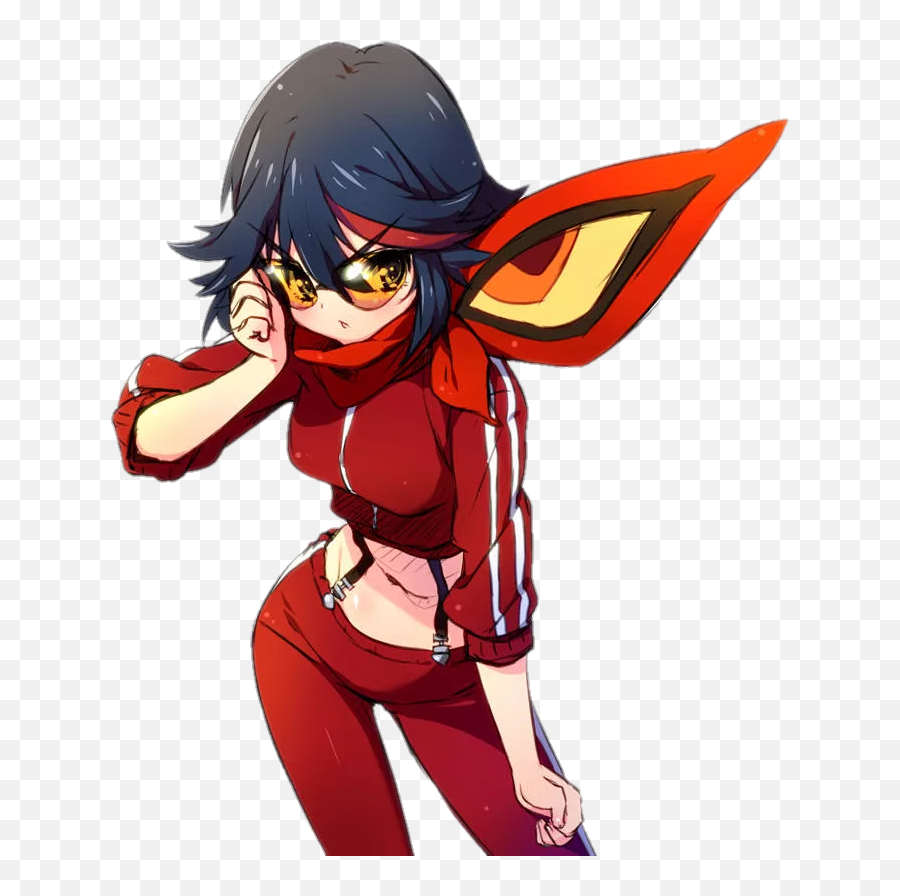 Killlakill Kill Ryuko Matoi Sticker By - Ryuko Matoi Senketsu Scarf Png,Ryuko Matoi Transparent