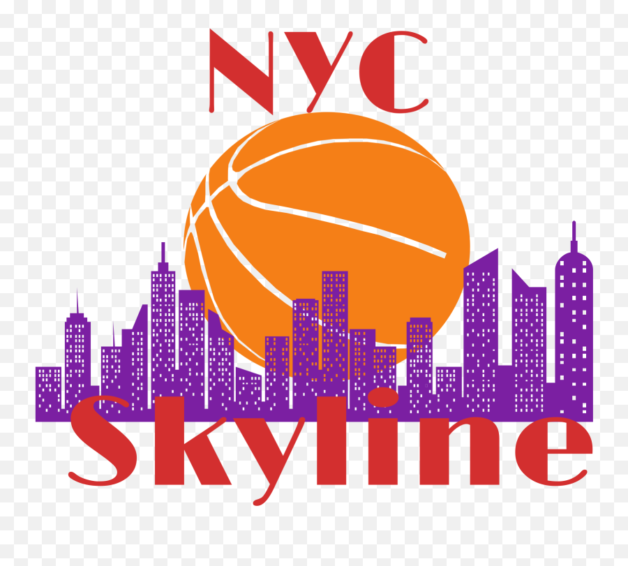 Download Hd Contact - New York City Skyline Basketball Nyc Skyline Basketball Png,New York City Skyline Png
