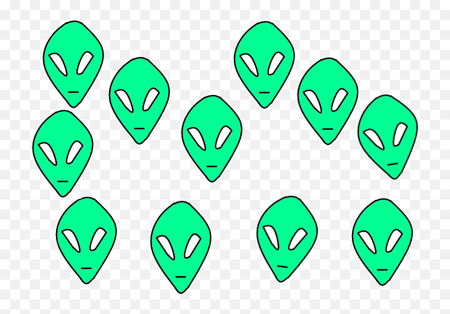 Transparentkiwi U2014 T R A N S P E Aliens All Over - Clip Art Png,Alien Transparent