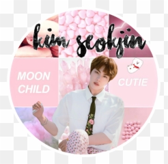 Jin Pink Edit Tumblr Icon Btsjin Seokjinbts - png