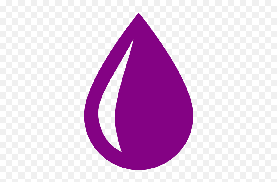 Purple Water Icon - Transparent Purple Water Drop Png,Water Droplet Icon