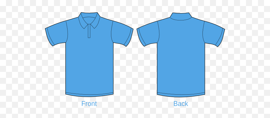Polo Shirt Template Png 5 Image - Blue Polo Shirt Vector,Shirt Template Png