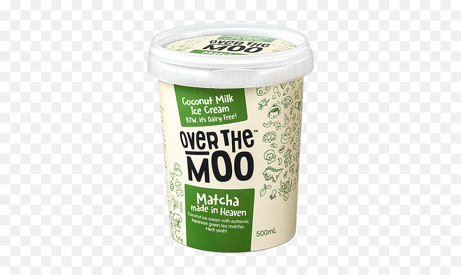Matcha Made In Heaven Coconut Milk Ice Cream - Over The Moo Mint Png,Green Tea Ice Cream Icon