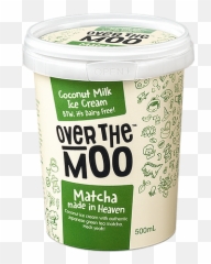 Matcha Made In Heaven Coconut Milk Ice Cream - Over The Moo Mint png