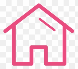 House Icon Stroke - Transparent PNG u0026 SVG vector file Silueta De Casa Rosa Png