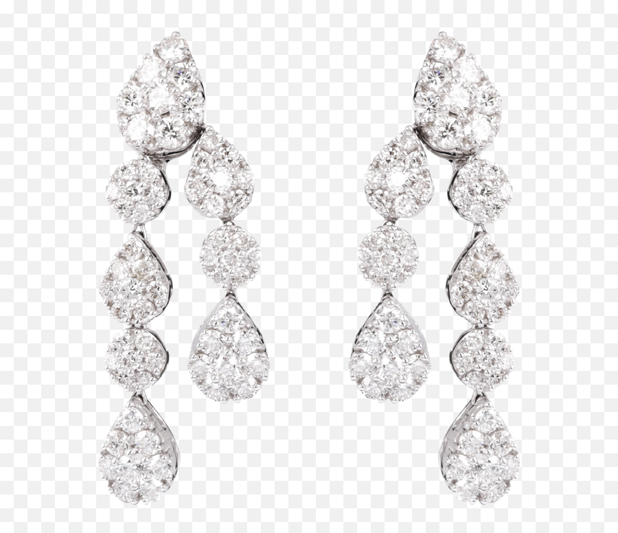 Haute Vault - Tiffany Diamond Earrings On Black Background Png,Diamond Earring Png