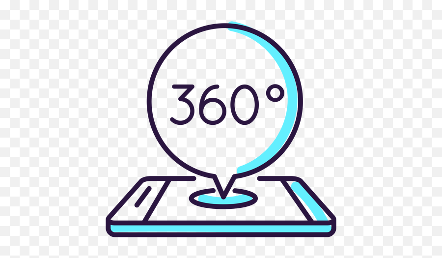 360 Degrees Augmented Reality Icon - Augmented Reality Icon Transparent Png,Degrees Icon