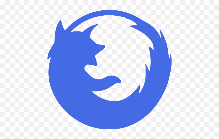 Royal Blue Firefox Icon - Blue Firefox Icon Png,Blue Mozilla Firefox Icon