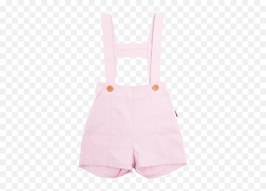 Rock Your Baby Pink Jaclyn Overall - Denim Png,Overalls Png