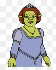 Library Of Shrek And Fiona Image Black White Stock Png - Shrek Fiona Shrek Cartoon,Shrek Head Png