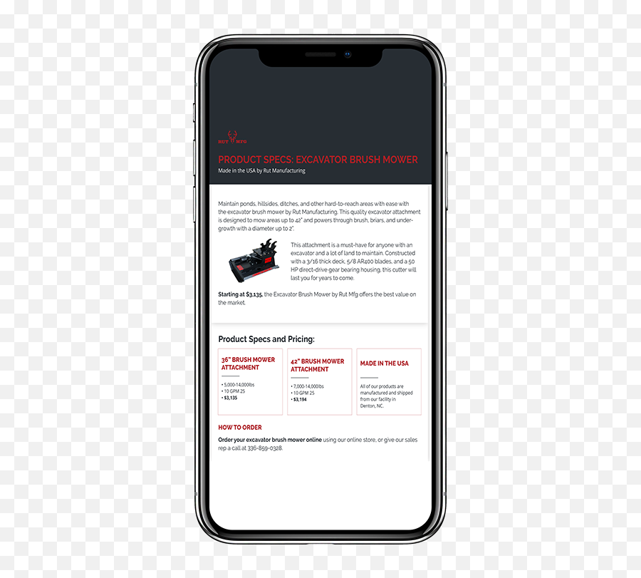 Product Specs Excavator Brush Mower Attachments - Iphone Png,Macys Icon