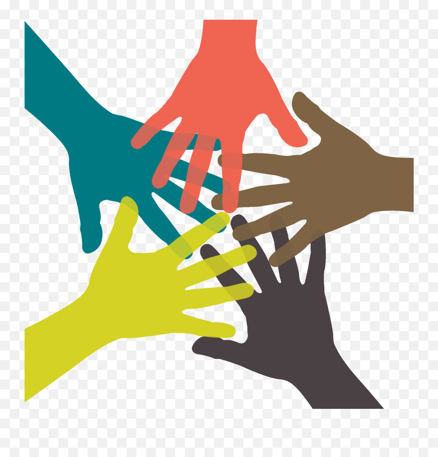 Hands Together Png - Hands In Circle Icon,High Five Png