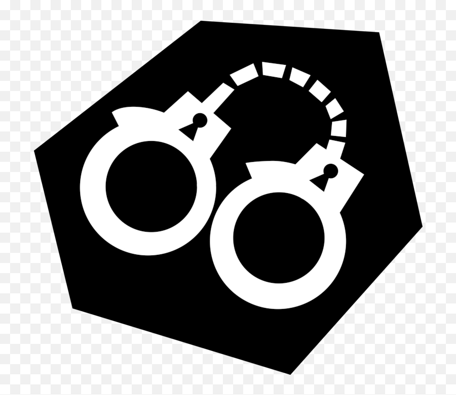 Handcuffs Physical Restraint - Vector Image Handcuffs Png,Handcuffs Icon