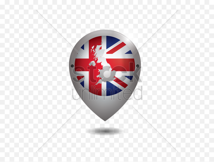 United Kingdom Map Icon Vector Image - 1602948 Stockunlimited Shield Png,Google Map Icon Image