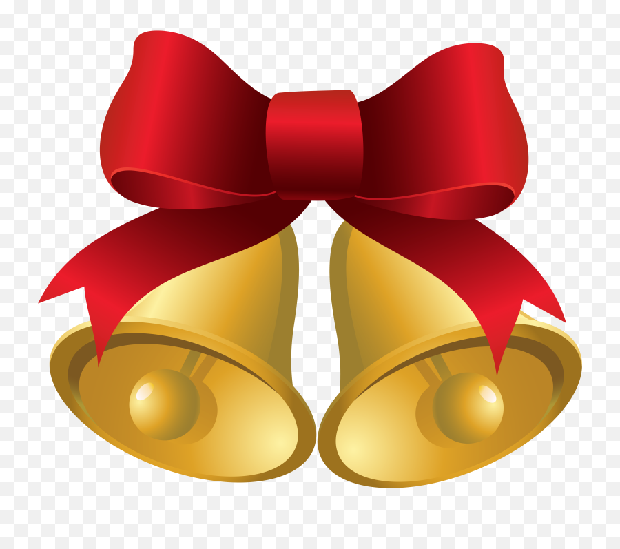 Christmas Bell Clipart Free Download - Christmas Gold Bells Clipart Png,Christmas Bells Png
