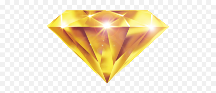 Gold Diamond Clear Background Cutout Png U0026 Clipart Images - Diamond In Gold Colour,Gold Diamond Icon