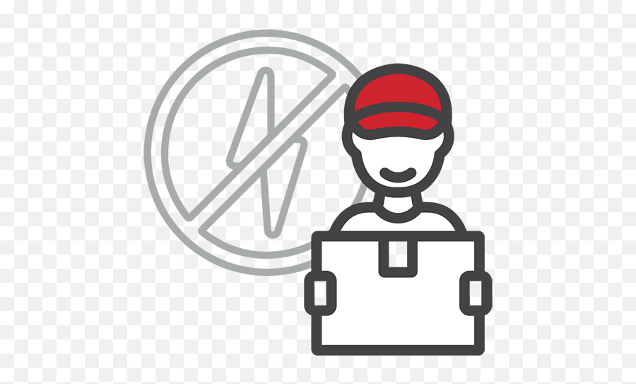 American Fulfillment Services Red Stag - Delivery Man Lineart Png,Worry Icon