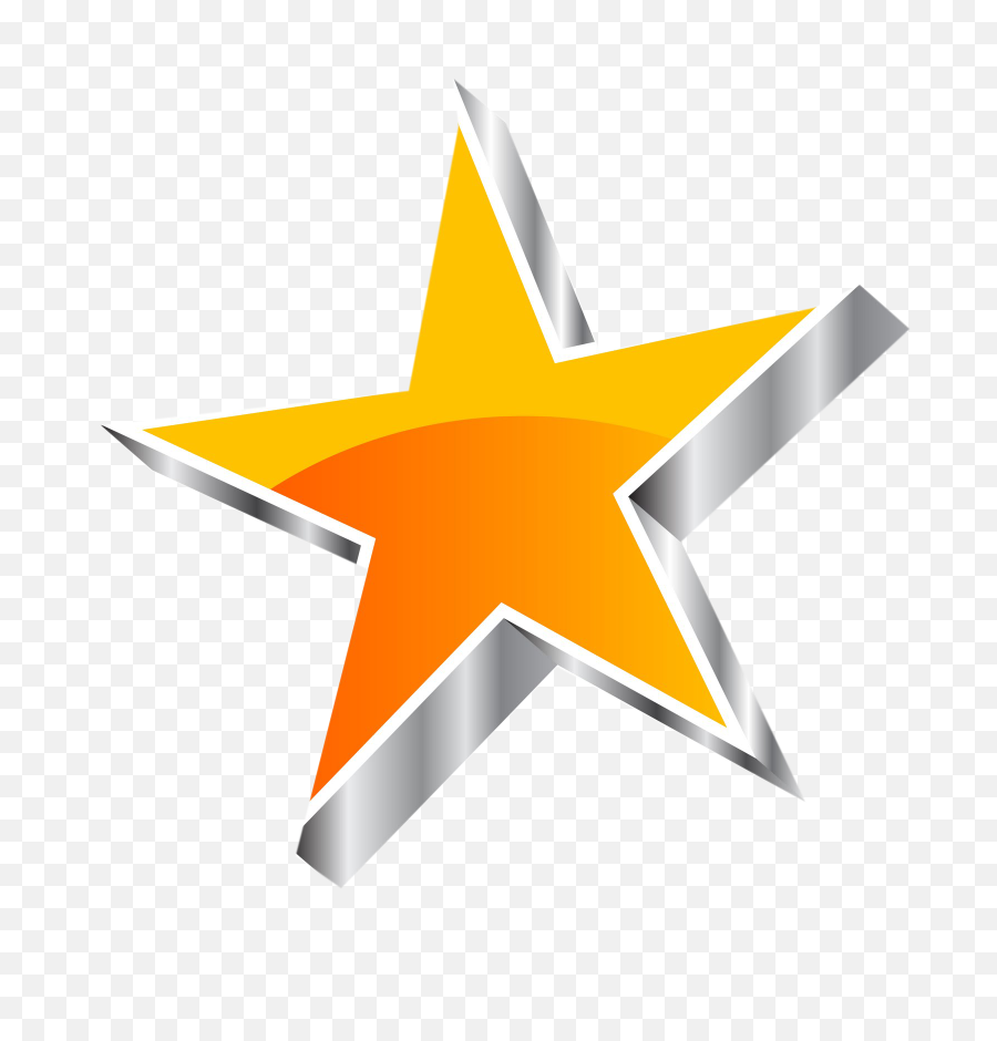 Star Png Image - Png Star Clipart For Website Star Vector Vector 3d Stars Png,3d Star Png