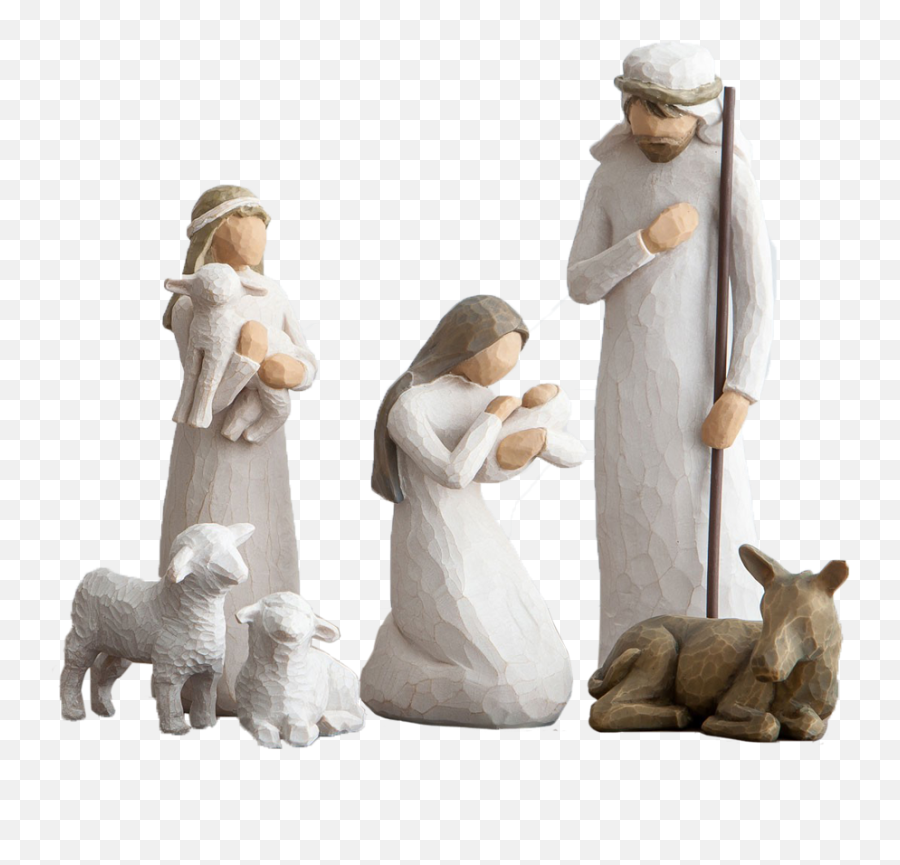 6 - Willow Tree Figurines Nativity Png,Nativity Scene Png