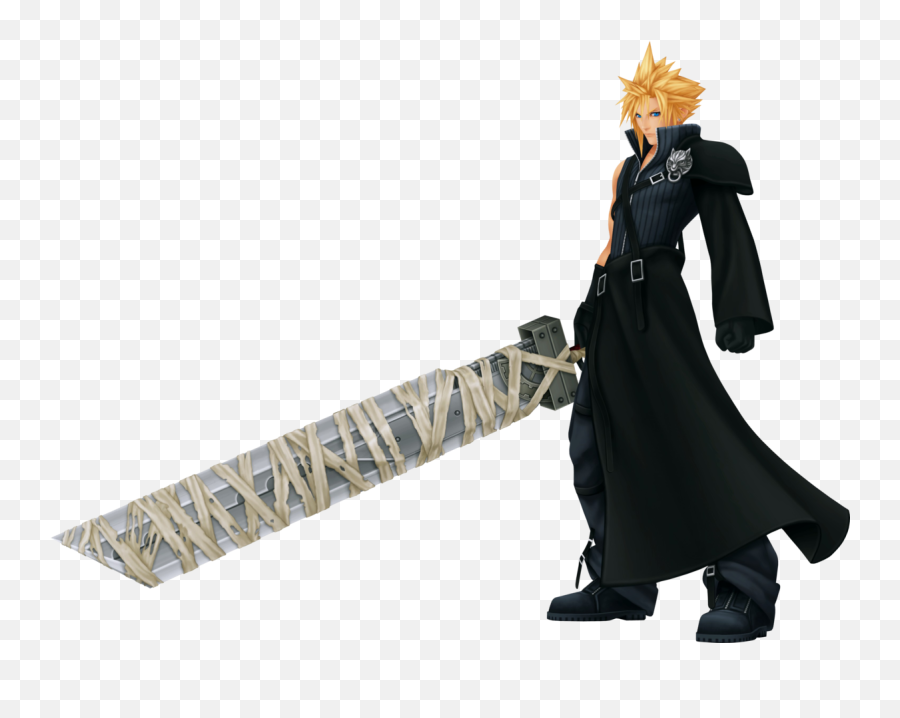 Cloud - Anime With Big Sword Png,Cloud Strife Png