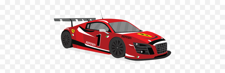 Race Car Png File Mart - Red Ferrari Racing Car,Race Png