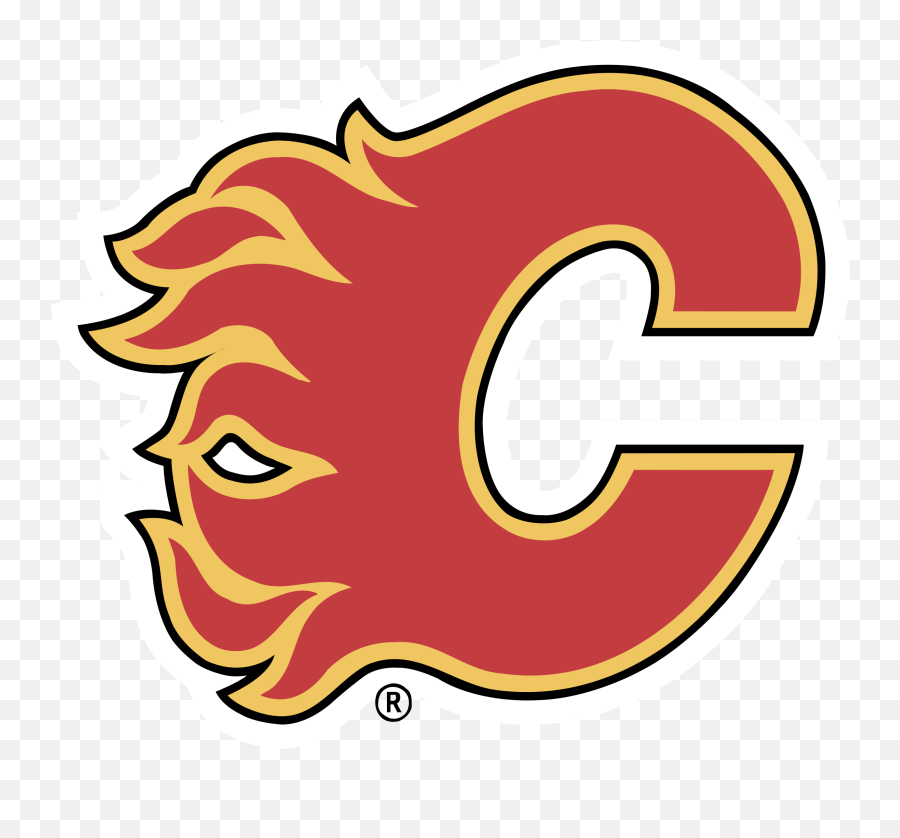 Download Hd Calgary Flames Logo Png Transparent - Calgary Calgary Flames Logo,Flames Png Transparent