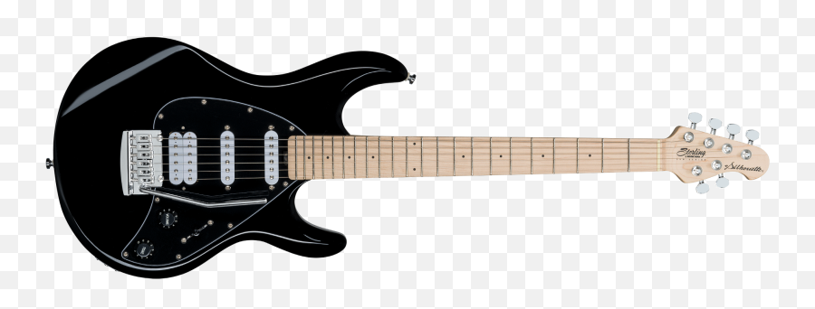 Sterling By Music Man Silo3 Silhouette Electric Guitar - Guitar Sterling Music Man Png,Guitar Silhouette Png