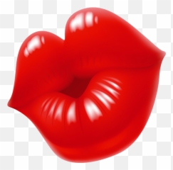Lips Red - Cartoon Big png